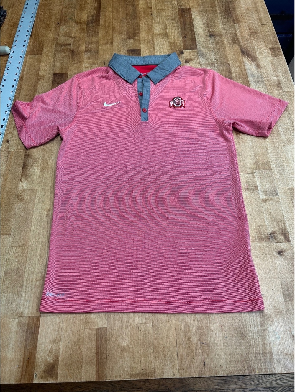 Mens Nike Dri-FIT Ohio State Polo Shirt Size Small